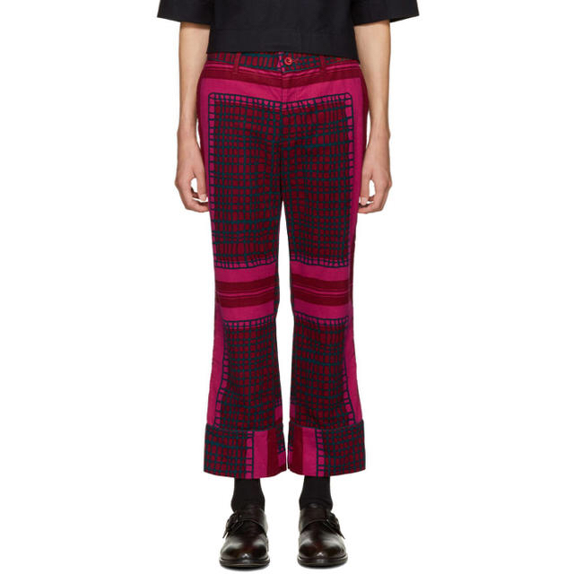 sacai(サカイ)のSACAI 17aw Red Multiprint Trousers メンズのパンツ(スラックス)の商品写真