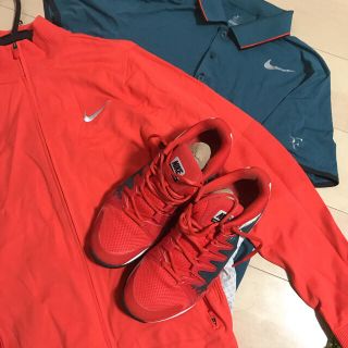 ナイキ(NIKE)のNIKE テニスウェア フェデラー L 全豪2014モデル(ウェア)