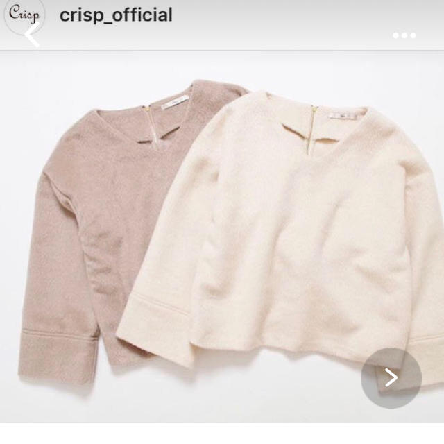 Crisp(クリスプ)のCrisp クリスプ トップス レディースのトップス(ニット/セーター)の商品写真