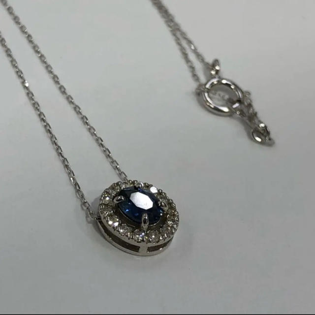 本物保証人気 K18WG ネックレスの通販 by Su's shop｜ラクマ サファイア ダイヤモンド 再入荷得価