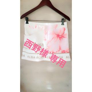 アルバローザ(ALBA ROSA)のALBA ROSA ミニスカート ホワイト (ミニスカート)