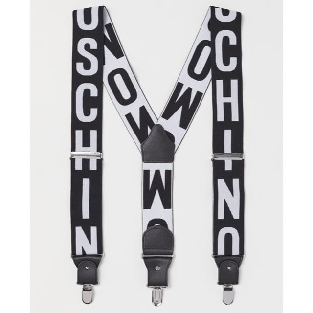 MOSCHINO(モスキーノ)のH&M MOSCHINO ゴムサスペンダー メンズのファッション小物(サスペンダー)の商品写真