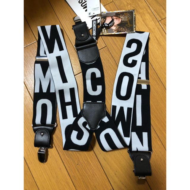 MOSCHINO(モスキーノ)のH&M MOSCHINO ゴムサスペンダー メンズのファッション小物(サスペンダー)の商品写真