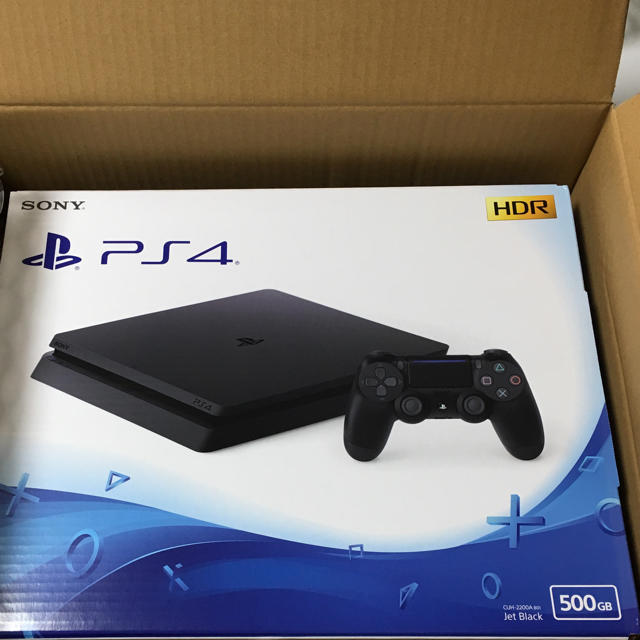 新品 送料無料 PS4 500GB ジェットブラック CUH-2200A B01