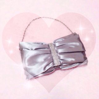 新品3way꒰パーティーバッグ🎀銀꒱(ミニドレス)