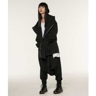 ヨウジヤマモト(Yohji Yamamoto)のGrandＹ/ヨウジヤマモト/40 スムース ダブルパーカー/アウター/トップス(パーカー)