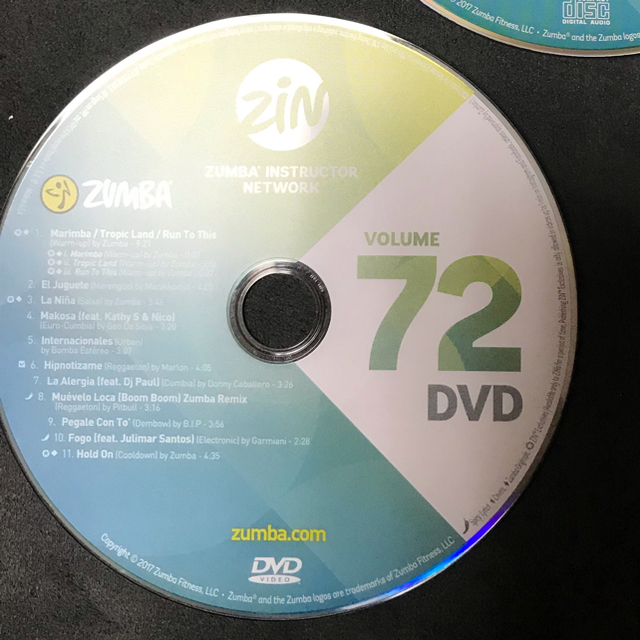 ZUMBA DVD 72アンド74
