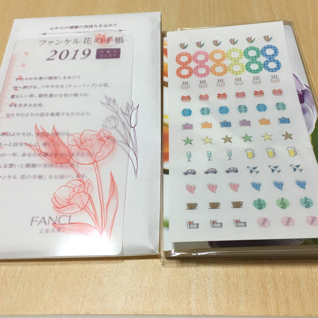 FANCL(ファンケル)のファンケル  花の手帳 2019 月曜日はじまり メンズのファッション小物(手帳)の商品写真