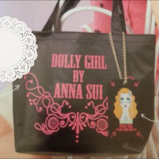 ドーリーガールバイアナスイ(DOLLY GIRL BY ANNA SUI)のドーリーガール＊パスケース＆バッグ(トートバッグ)