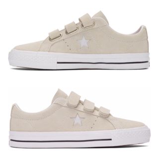 コンバース(CONVERSE)のconverse cons one star pro ベルクロ 白 25.5㎝(スニーカー)