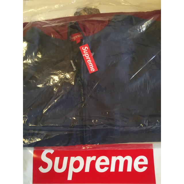 SUPREME 2-Tone Zip Up Jacket Navy L