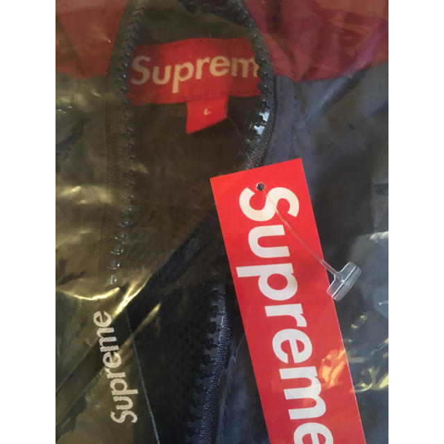 SUPREME 2-Tone Zip Up Jacket Navy L