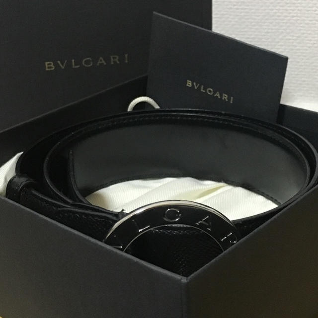 BVLGARI(ブルガリ)の正規品ブルガリベルト 105/42 レディース メンズ メンズのファッション小物(ベルト)の商品写真