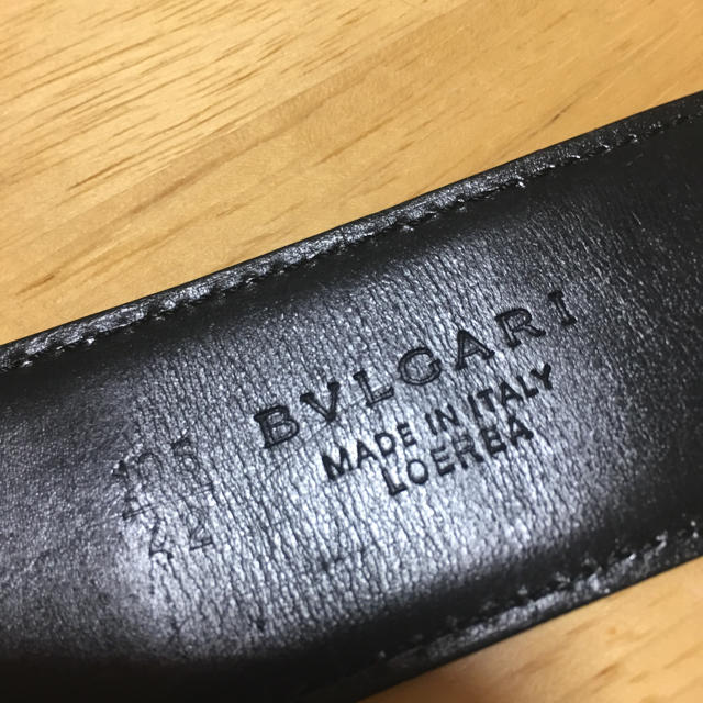 BVLGARI(ブルガリ)の正規品ブルガリベルト 105/42 レディース メンズ メンズのファッション小物(ベルト)の商品写真