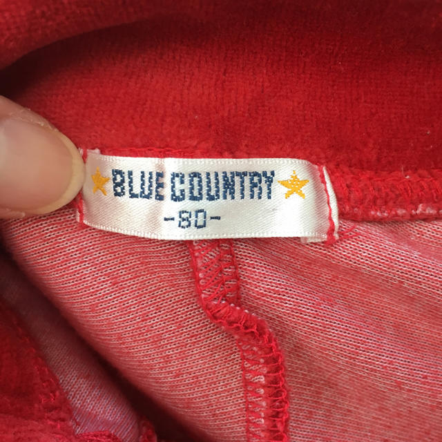 ジャケット 80 Blue country キッズ/ベビー/マタニティのベビー服(~85cm)(ジャケット/コート)の商品写真