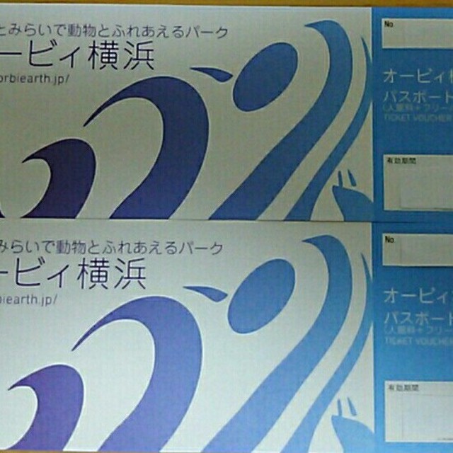 オービィ横浜 パスポート チケットの施設利用券(遊園地/テーマパーク)の商品写真