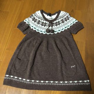 ポンポネット(pom ponette)のポンポネット🌟160センチ🌟あったかチュニック半袖セーター(ニット)