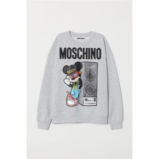 モスキーノ(MOSCHINO)のh&m moschino アップリケスウェットシャツ(スウェット)