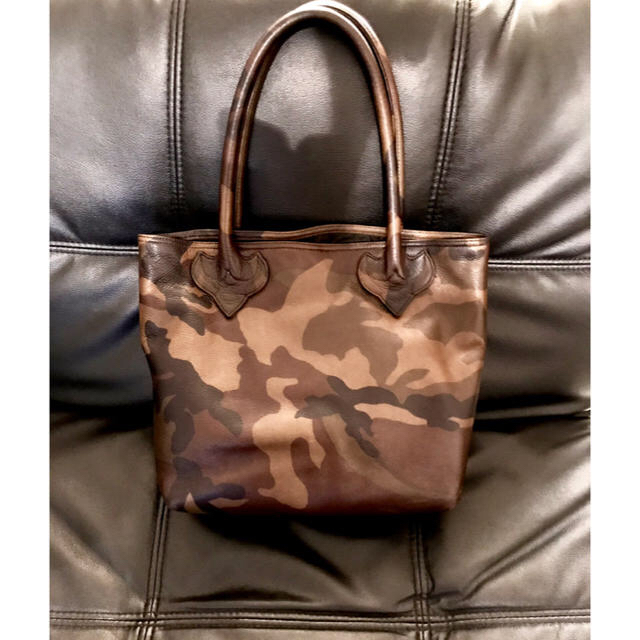 Chrome Hearts - クロムハーツ 激シボ!カモ柄綺麗!FSトートバック