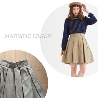 マジェスティックレゴン(MAJESTIC LEGON)のマジェ∴プリーツスカート(ひざ丈スカート)