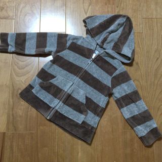 ザラキッズ(ZARA KIDS)のパーカー ザラベイビー ボーダー パーカー(ジャケット/上着)