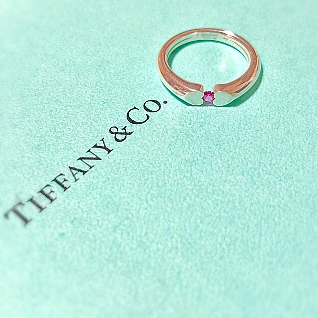 【sawazoさま専用】Tiffany&Co. ピンクサファイア リング