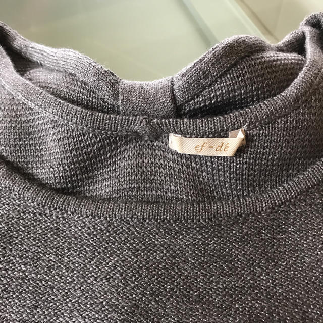 ef-de(エフデ)のef-de  ラメ入り半袖セーター レディースのトップス(ニット/セーター)の商品写真