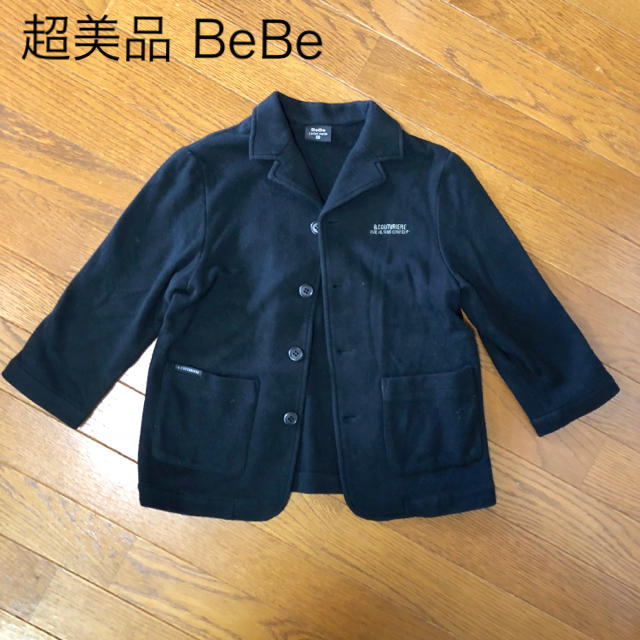 BeBe(ベベ)の超美品 テーラード風　ジャケット コート キッズ/ベビー/マタニティのキッズ服男の子用(90cm~)(ジャケット/上着)の商品写真