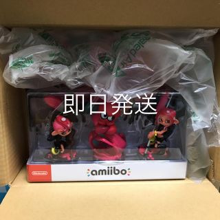 ニンテンドースイッチ(Nintendo Switch)の本日発送 アミーボ タコ3点セット amiibo(ゲームキャラクター)