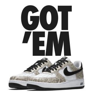 ナイキ(NIKE)のNike Air Force 1 cocoa snake(スニーカー)