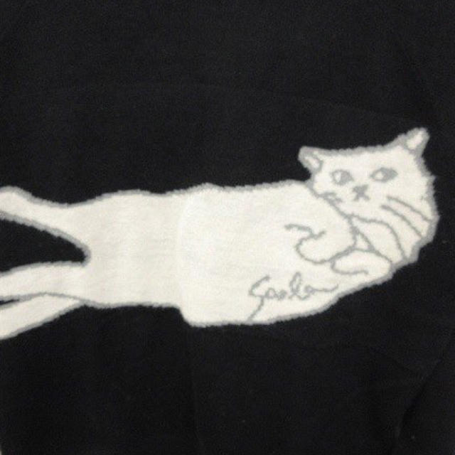 ScoLar(スカラー)のスカラー  猫ちゃん プルオーバー  薄手ニット レディースのトップス(ニット/セーター)の商品写真