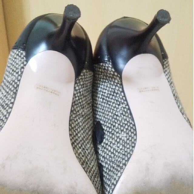 Rebecca Taylor(レベッカテイラー)のレベッカテイラー ツイードパンプス 22.5cm レディースの靴/シューズ(ハイヒール/パンプス)の商品写真