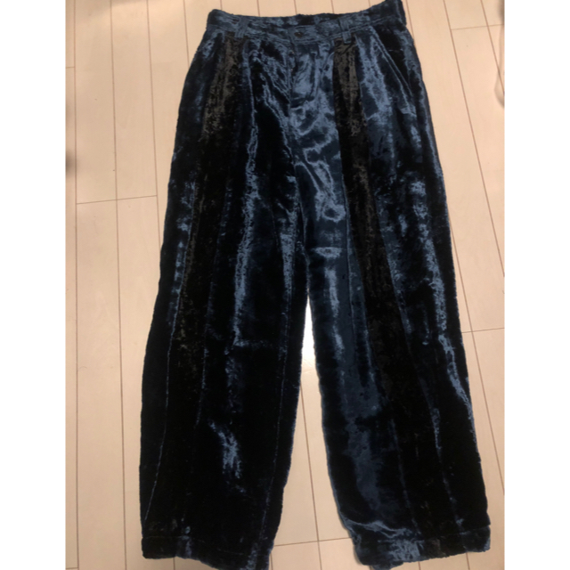 SHAREEF(シャリーフ)のシャリーフ VELVET SWITCHING WIDE PANTS メンズのパンツ(その他)の商品写真