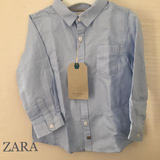 ザラキッズ(ZARA KIDS)の新品タグ付き★ZARA baby 長袖シャツ  (ブラウス)