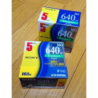 ソニー(SONY)のSONY  MO 640MB Windows  5枚入　　2パック(PC周辺機器)