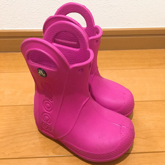 crocs(クロックス)の子供用長靴  キッズ/ベビー/マタニティのベビー靴/シューズ(~14cm)(長靴/レインシューズ)の商品写真