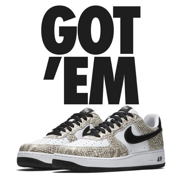 スニーカー27.5cm Nike Air Force 1 Snake 国内正規品