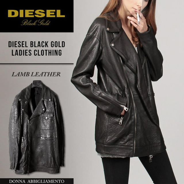 diesel black gold レザージャケット コート