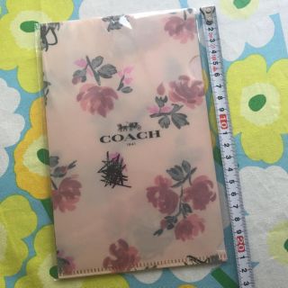 コーチ(COACH)のCOACH クリアファイル 新品(クリアファイル)