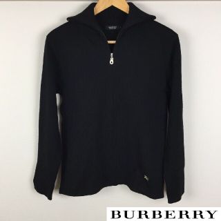 バーバリーブラックレーベル(BURBERRY BLACK LABEL)の美品 BURBERRY BLACK LABEL 長袖ニット 裏地 中綿入(ニット/セーター)