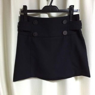 ザラ(ZARA)のZARA台形黒スカート(ミニスカート)