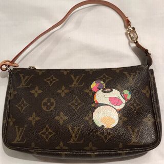 ルイヴィトン(LOUIS VUITTON)の✨ルイヴィトン モノグラム アクセソワールバッグ  村上隆パンダ✨(ポーチ)