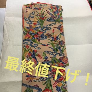 上質な小紋 正絹 紅型 流水花文 逸品の通販 by リリリィ's shop｜ラクマ