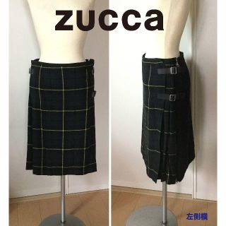 ズッカ(ZUCCa)の【USED】ズッカzuccaタータンチェックダブルジップ巻きスカート(ロングスカート)