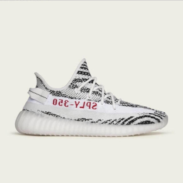 メンズアディダス イージー ゼブラ YEEZY BOOST 350 V2 ZEBRA