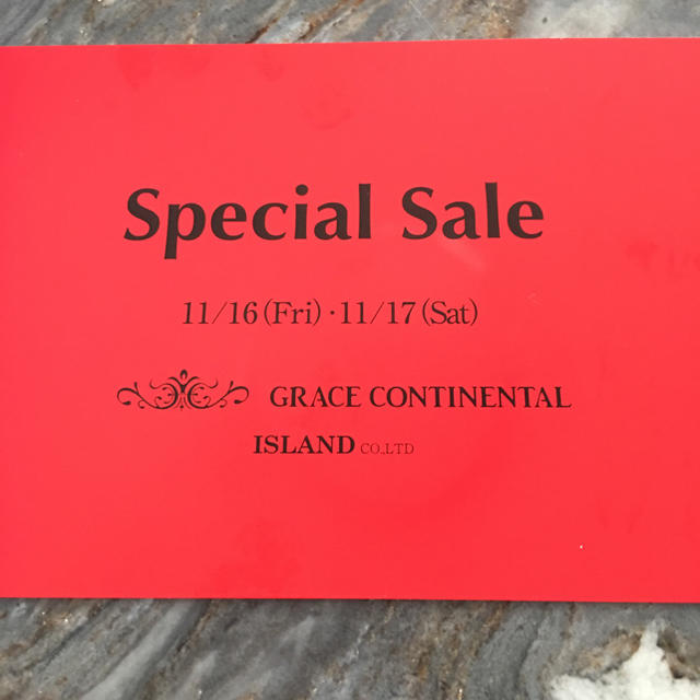 GRACE CONTINENTAL(グレースコンチネンタル)のグレースコンチネンタル 招待状 チケットの優待券/割引券(ショッピング)の商品写真