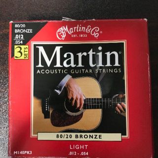 Martin アコギ弦 M140 ライト .012-.054 2セット(弦)