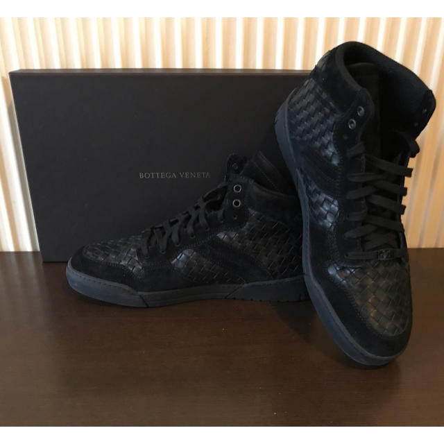 Bottega Veneta(ボッテガヴェネタ)の【美品】ボッテガ・ヴェネタ カーフ スエード ヘーゼ スニーカー メンズの靴/シューズ(スニーカー)の商品写真