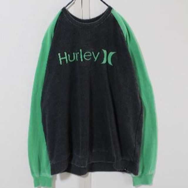 Hurley(ハーレー)のUS ハーレー darkgray 2トーン スウェット トレーナー XL メンズのトップス(スウェット)の商品写真