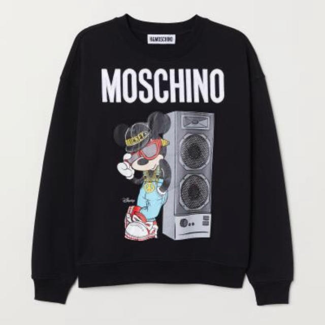 MOSCHINO [TV] H&M アップリケスウェットシャツ